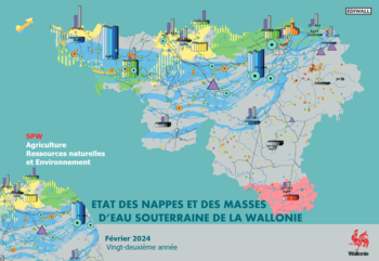 Actualisation 2024 de l'Etat des nappes d'eau souterraine en Wallonie